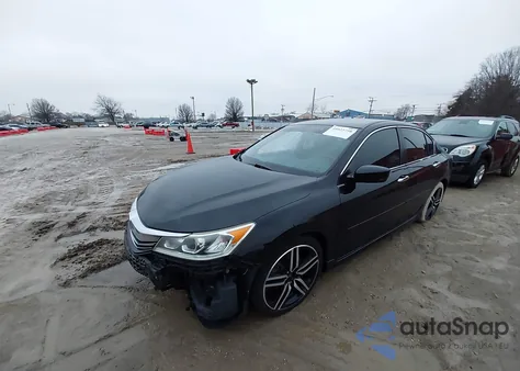 2017 Honda Accord Sport Se из США, поврежденный, VIN 1HGCR2F1XHA219005